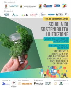 SCUOLA DI SOSTENIBILITA’ SU AMBIENTE, GOVERNANCE E INNOVAZIONE TERRITORIALE