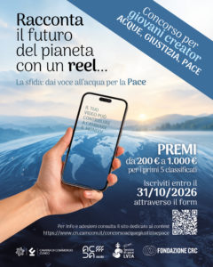 CONVEGNO INTERNAZIONALE “ACQUE, GIUSTIZIA, PACE” 13 NOVEMBRE